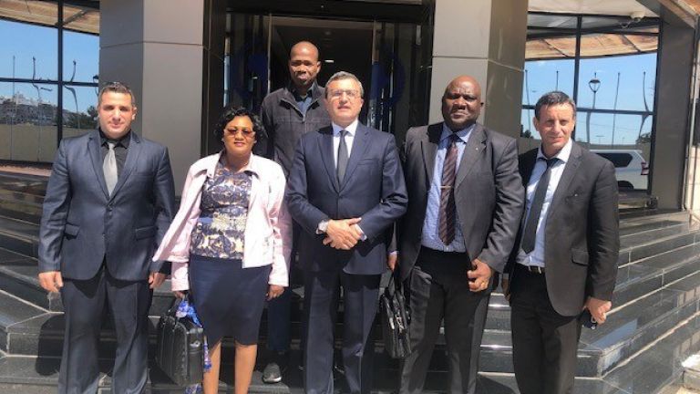 Gabonese Police Visits AFRIPOL Secretariat