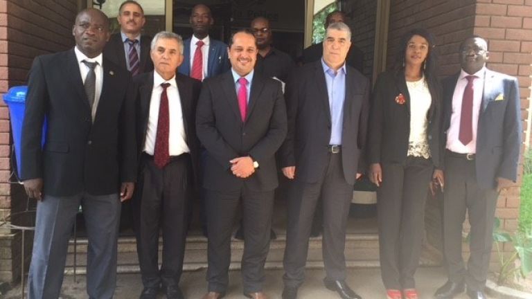 Visit to Zambia AFRIPOL National Liaison office