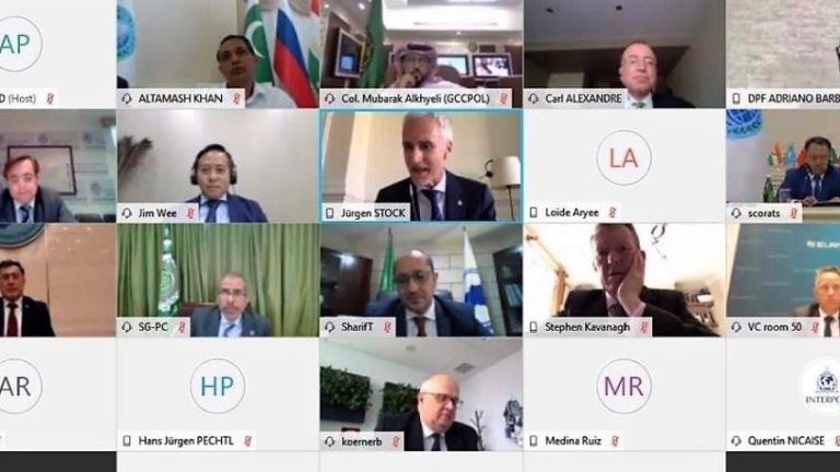 INTERPOL Organizes Virtual Meeting for World’s Regional Police Organizations