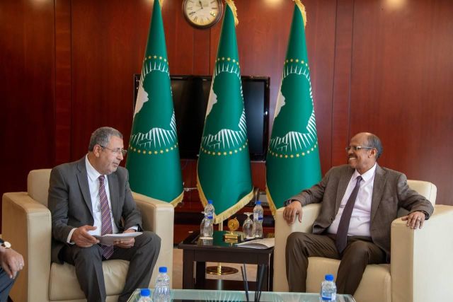 AFRIPOL Leadership Meets the Chairperson of the African Union Commission