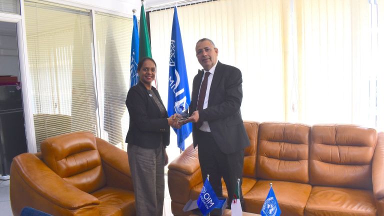 The high-level engagement of AFRIPOL with the International Organization for Migration (IOM).