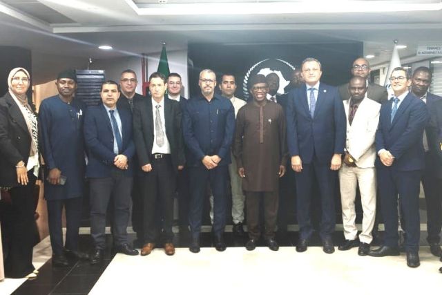 H.E. Ambassador Bankole Adeoye Commissioner for Political Affairs, Peace and Security of the African Union Commission visits AFRIPOL Secretariat